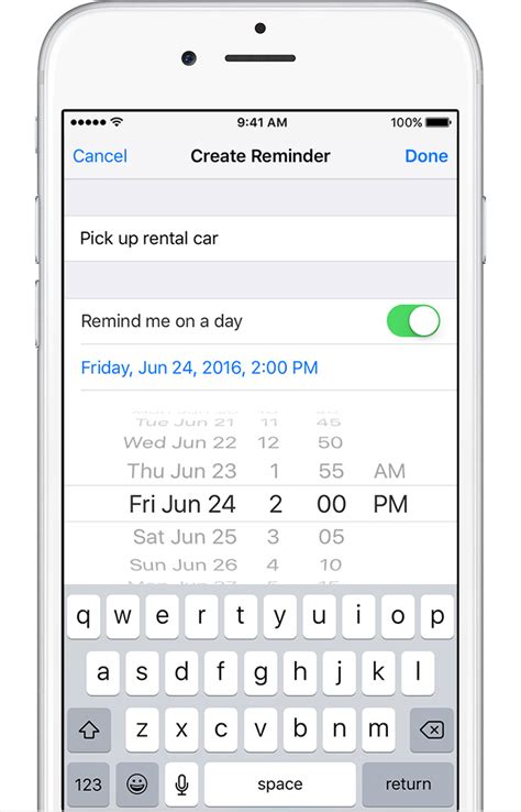 set a reminder at 5:00 p.m.|Use Reminders on your iPhone, iPad, or iPod touch .